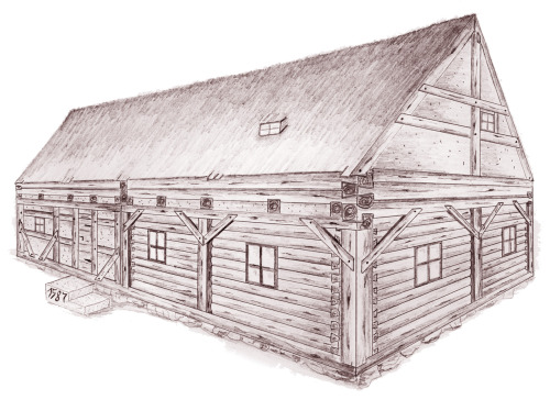 Kulturdenkmalhaus Umgebinde von 1587